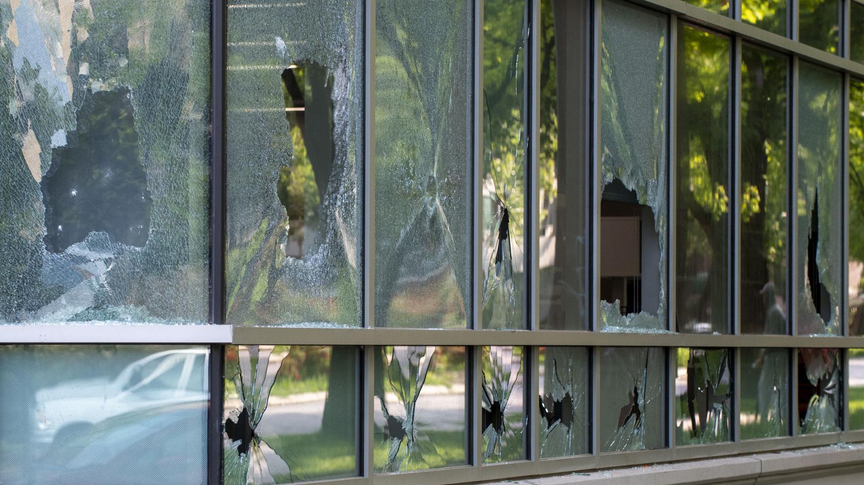 Warrant out for Lincoln man accused of smashing windows while dressed as Deadpool during riots